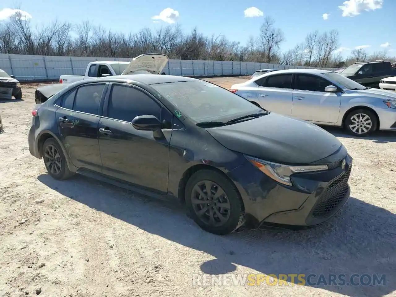 4 Photograph of a damaged car JTDEPRAE7LJ110946 TOYOTA COROLLA 2020