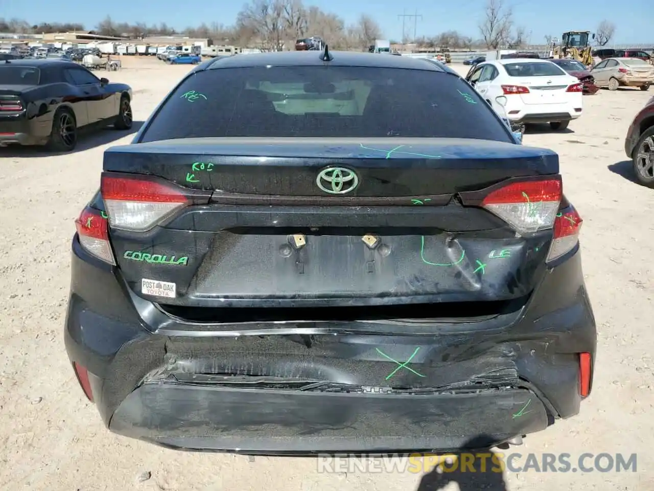 6 Photograph of a damaged car JTDEPRAE7LJ110946 TOYOTA COROLLA 2020