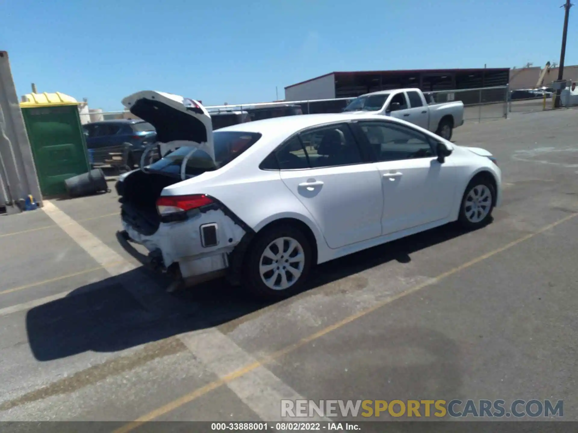 4 Photograph of a damaged car JTDEPRAE7LJ111319 TOYOTA COROLLA 2020