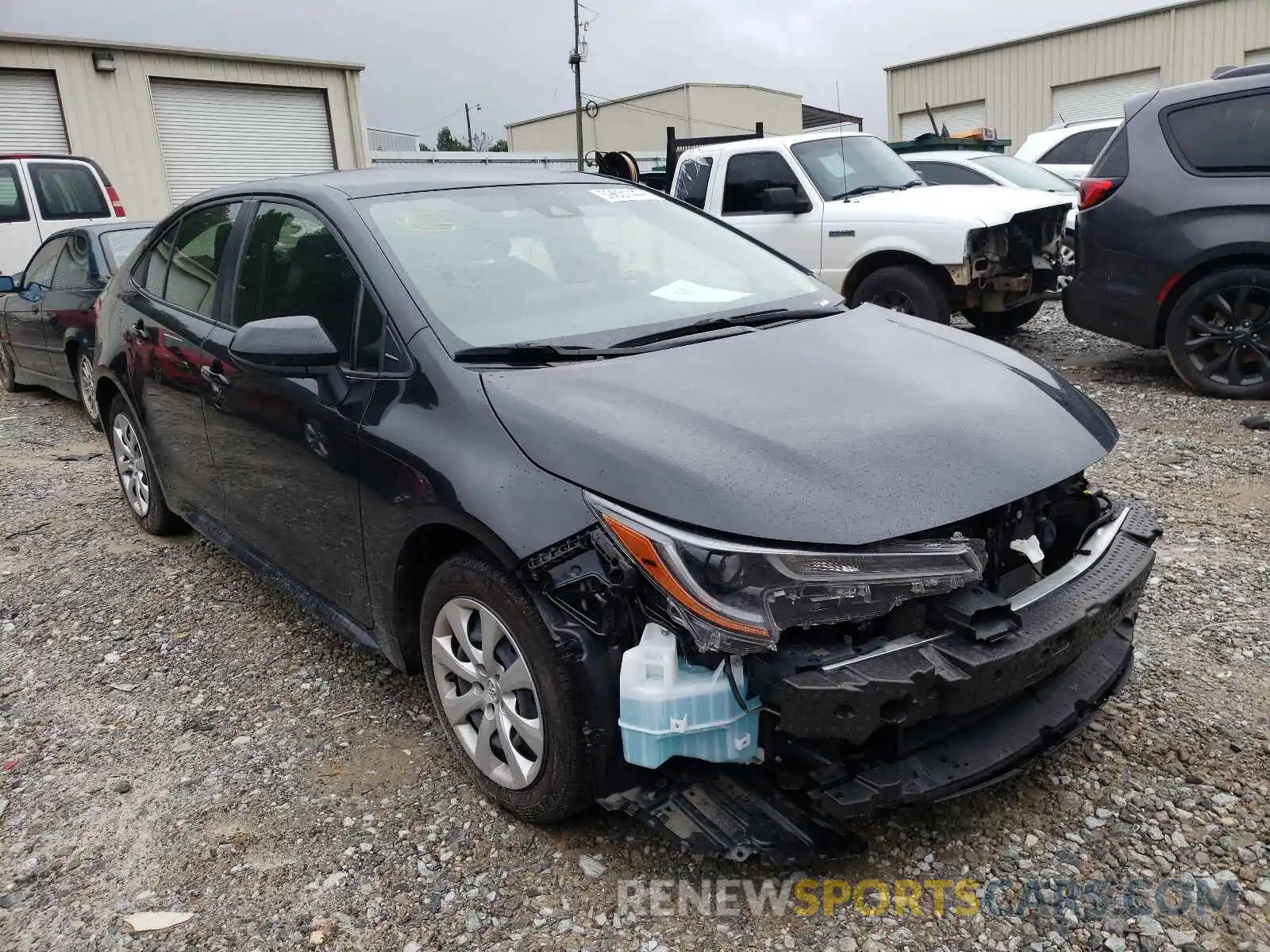 1 Photograph of a damaged car JTDEPRAE7LJ112714 TOYOTA COROLLA 2020