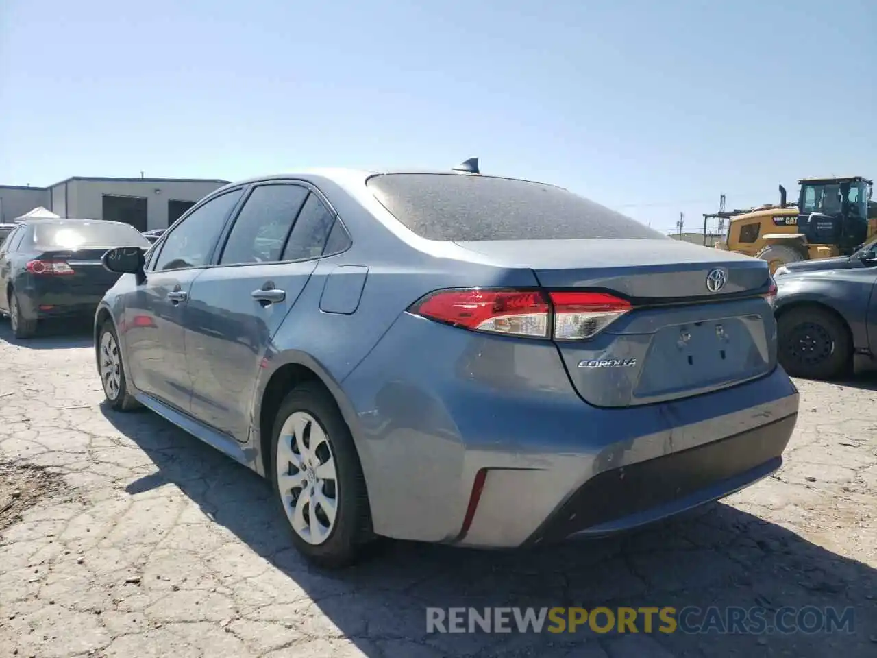 3 Photograph of a damaged car JTDEPRAE7LJ113717 TOYOTA COROLLA 2020