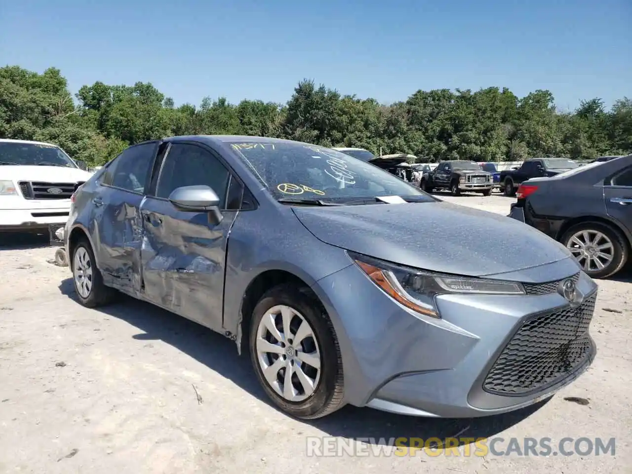 9 Photograph of a damaged car JTDEPRAE7LJ113717 TOYOTA COROLLA 2020