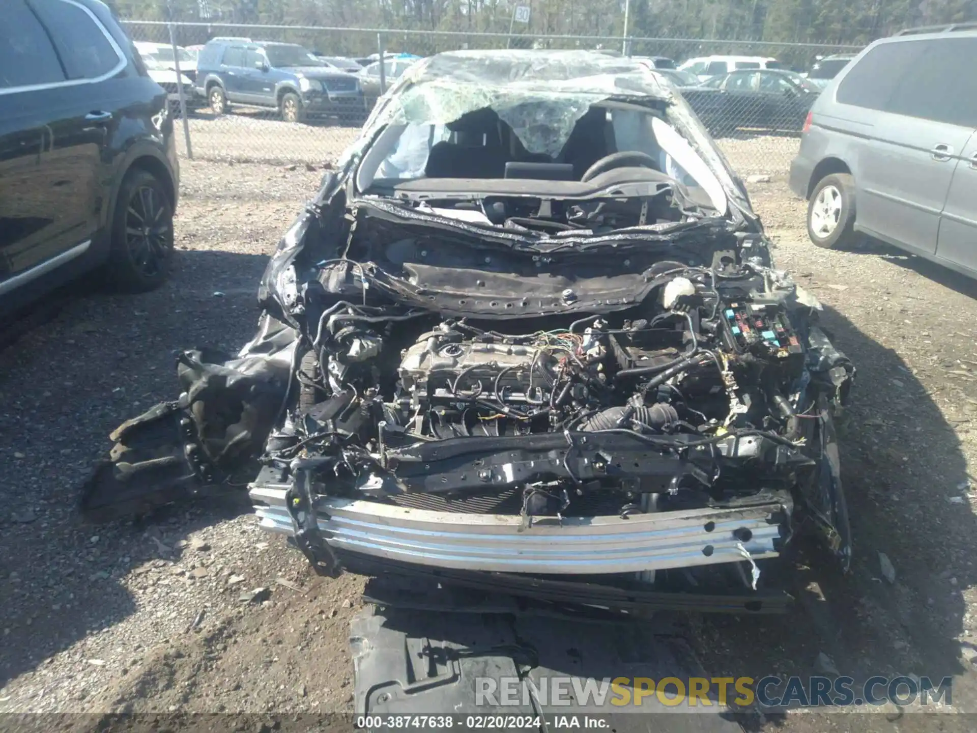 12 Photograph of a damaged car JTDEPRAE7LJ113846 TOYOTA COROLLA 2020