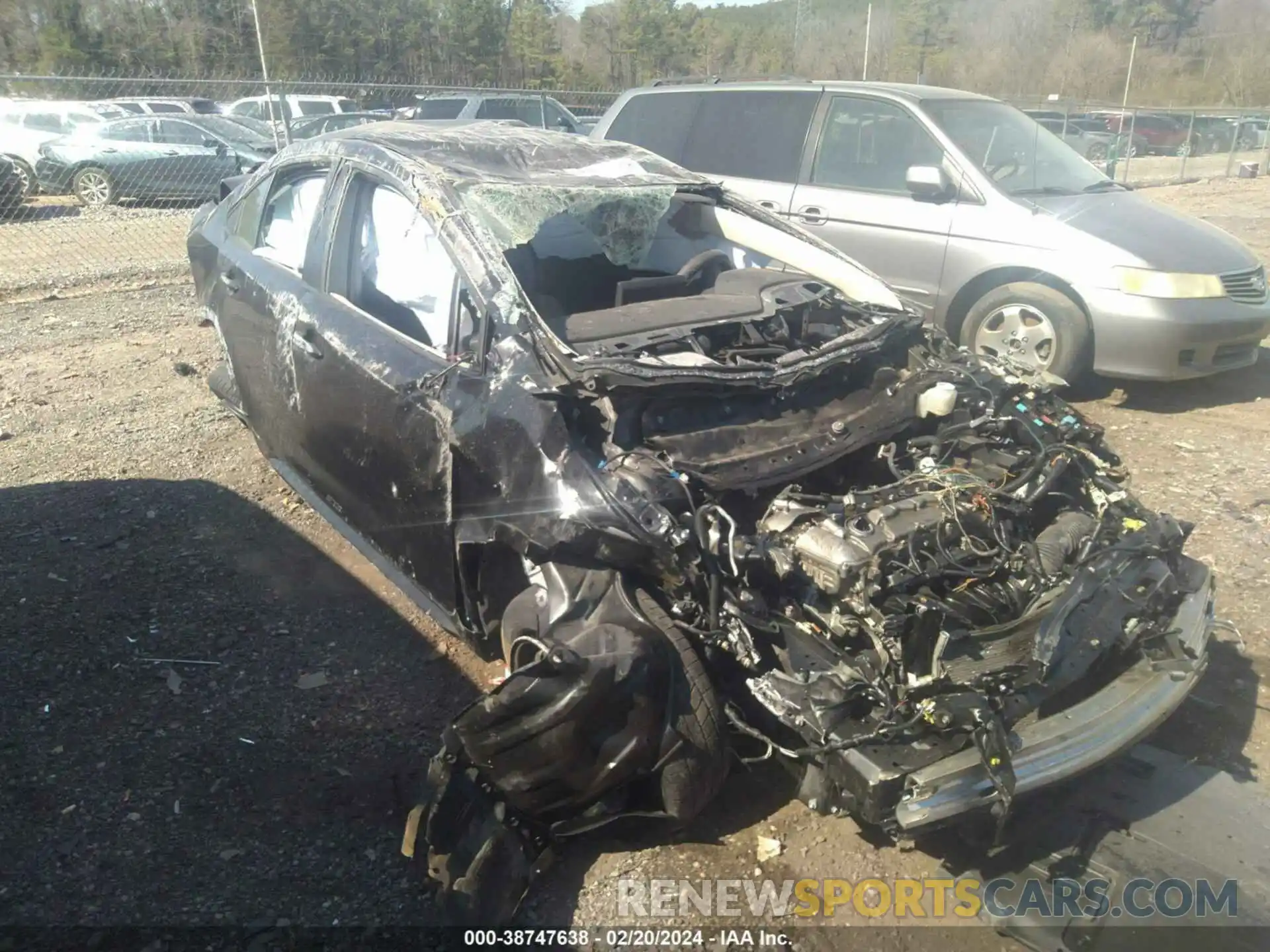 19 Photograph of a damaged car JTDEPRAE7LJ113846 TOYOTA COROLLA 2020