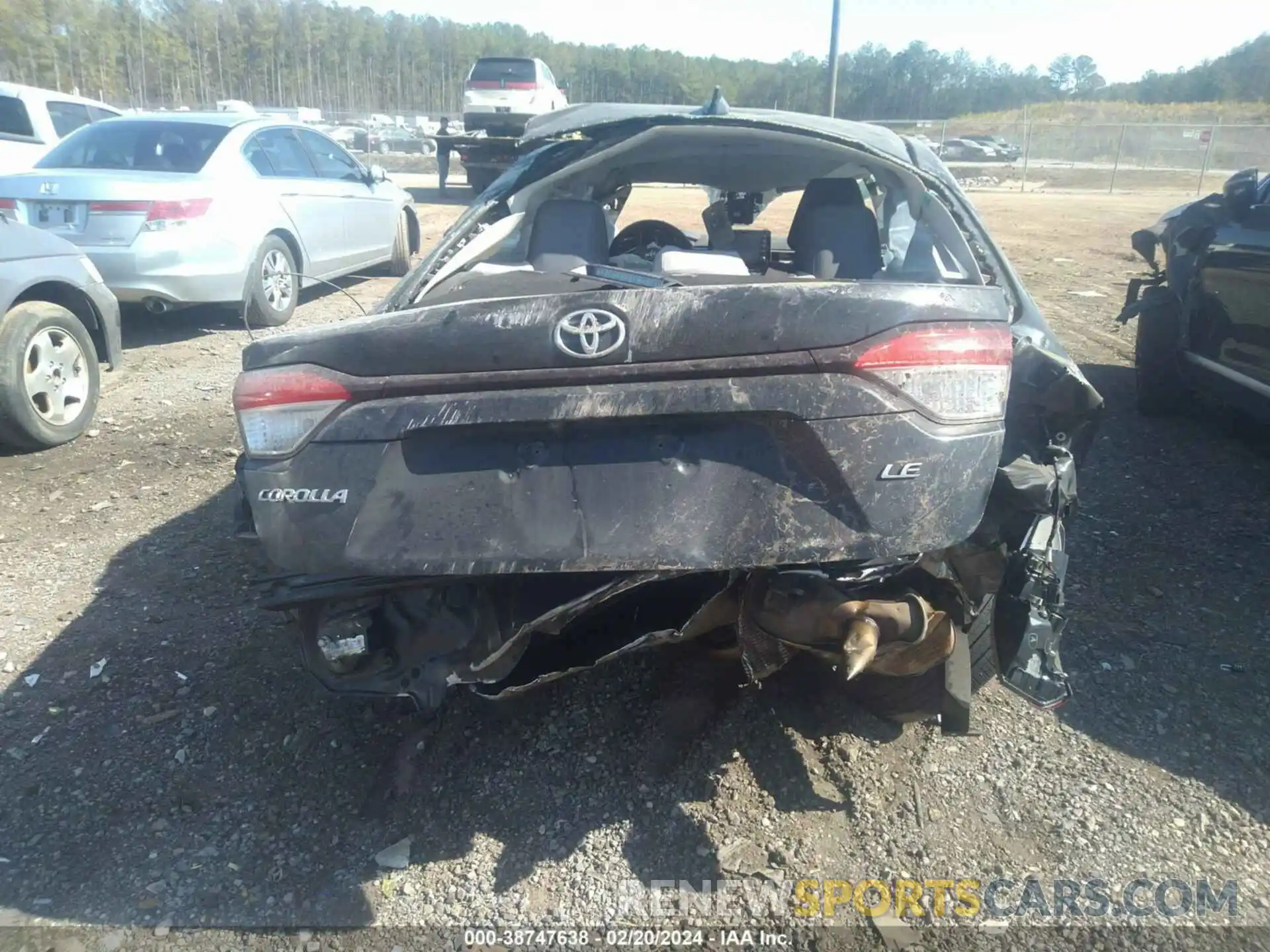 21 Photograph of a damaged car JTDEPRAE7LJ113846 TOYOTA COROLLA 2020