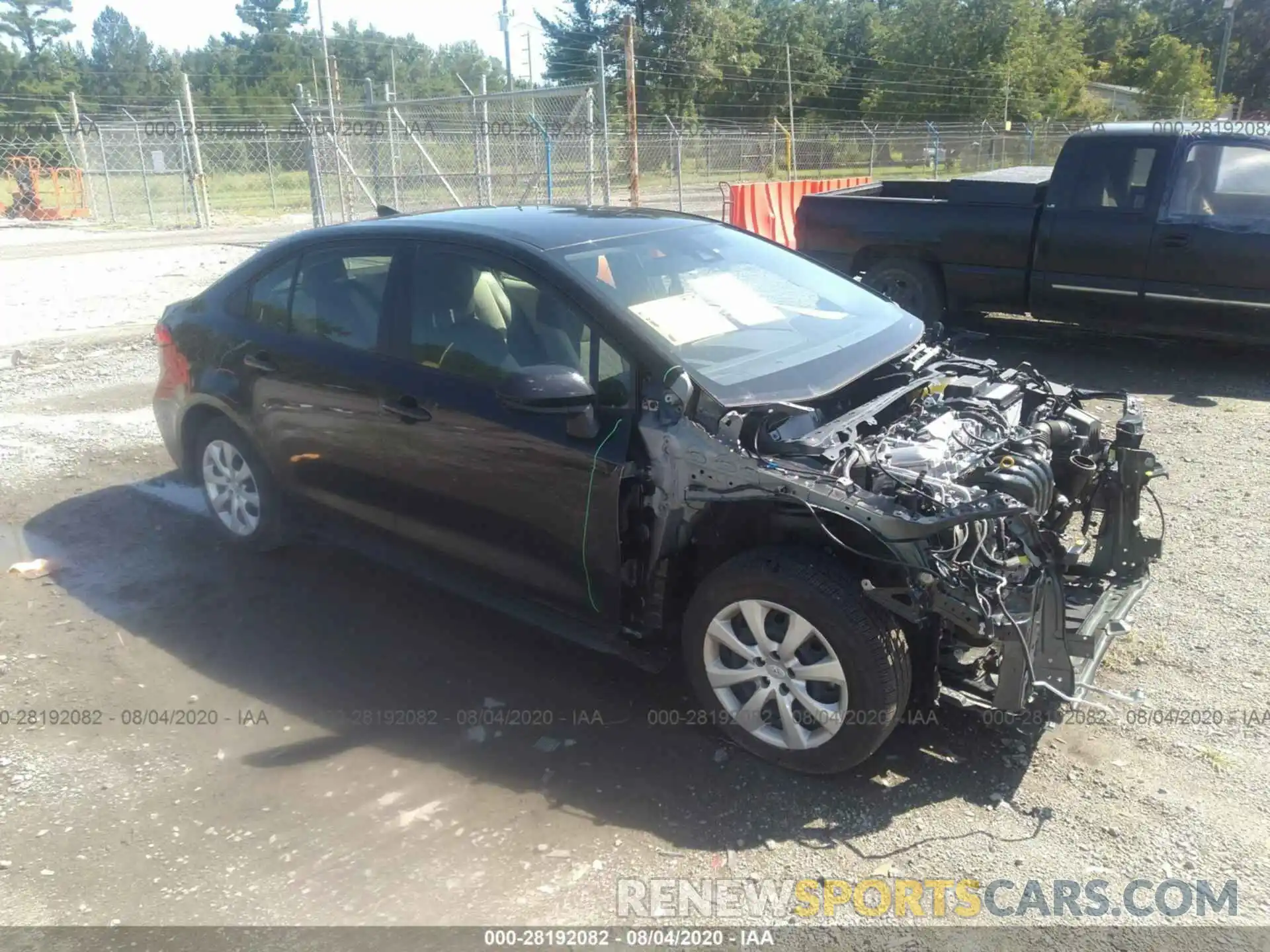 1 Photograph of a damaged car JTDEPRAE7LJ114205 TOYOTA COROLLA 2020