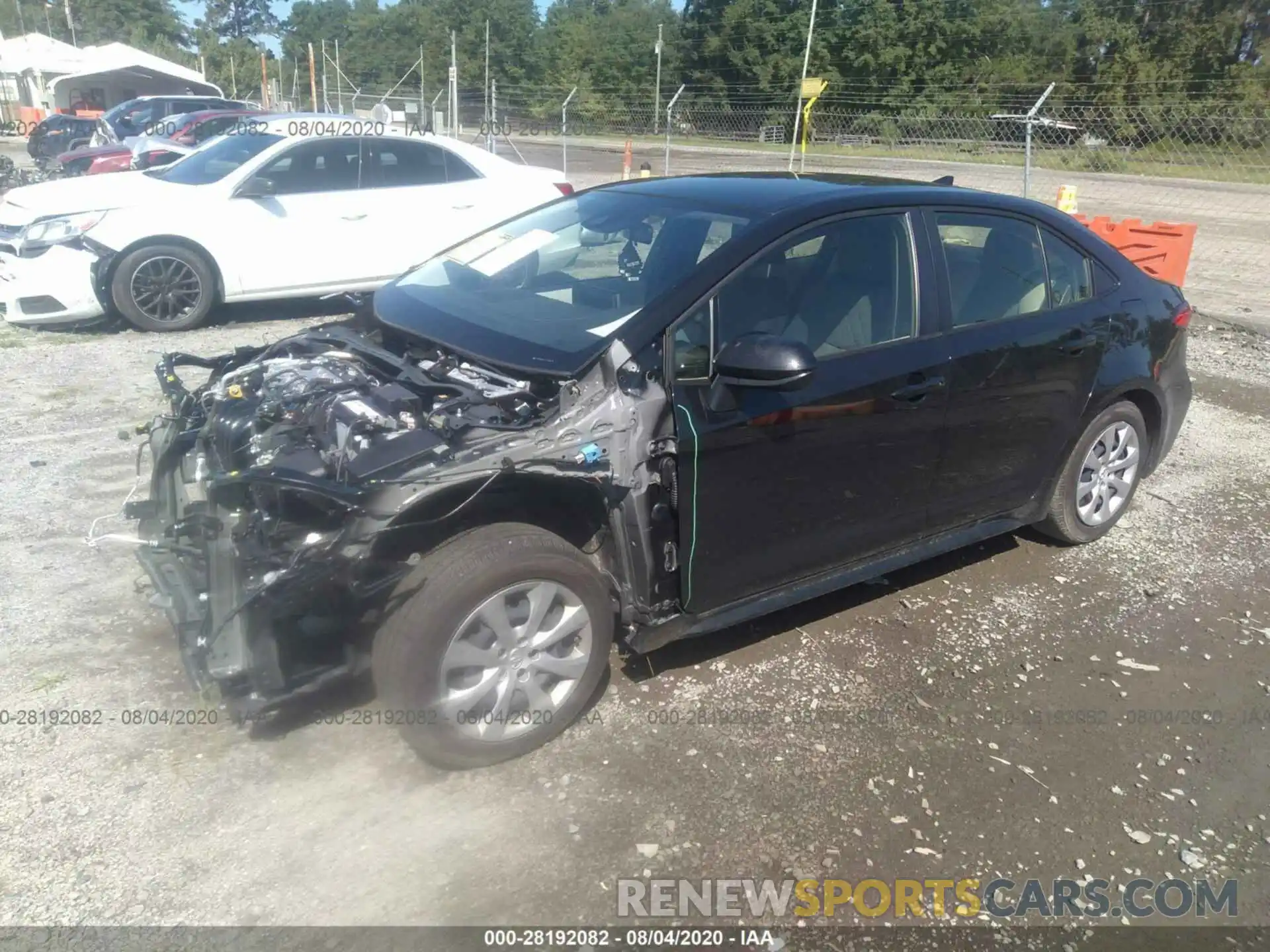 2 Photograph of a damaged car JTDEPRAE7LJ114205 TOYOTA COROLLA 2020