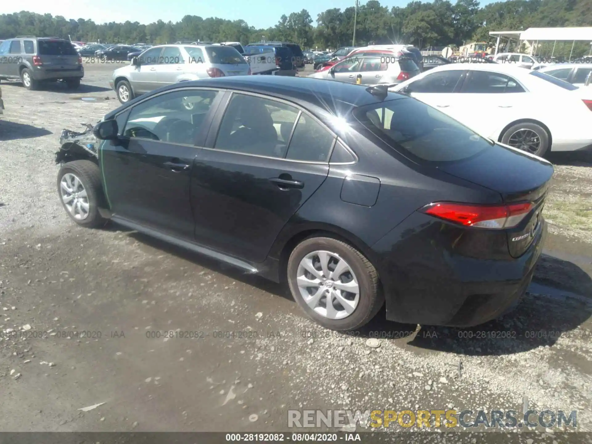 3 Photograph of a damaged car JTDEPRAE7LJ114205 TOYOTA COROLLA 2020