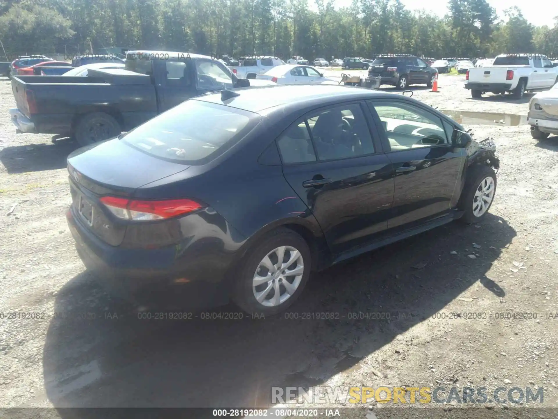 4 Photograph of a damaged car JTDEPRAE7LJ114205 TOYOTA COROLLA 2020