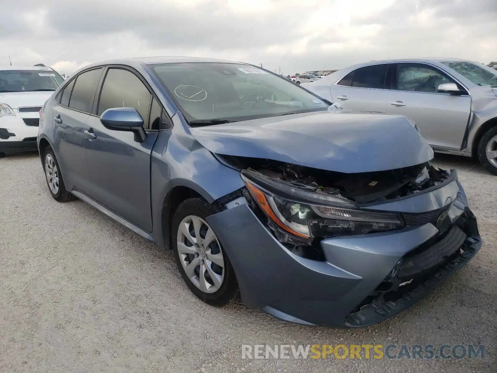 1 Photograph of a damaged car JTDEPRAE7LJ114236 TOYOTA COROLLA 2020