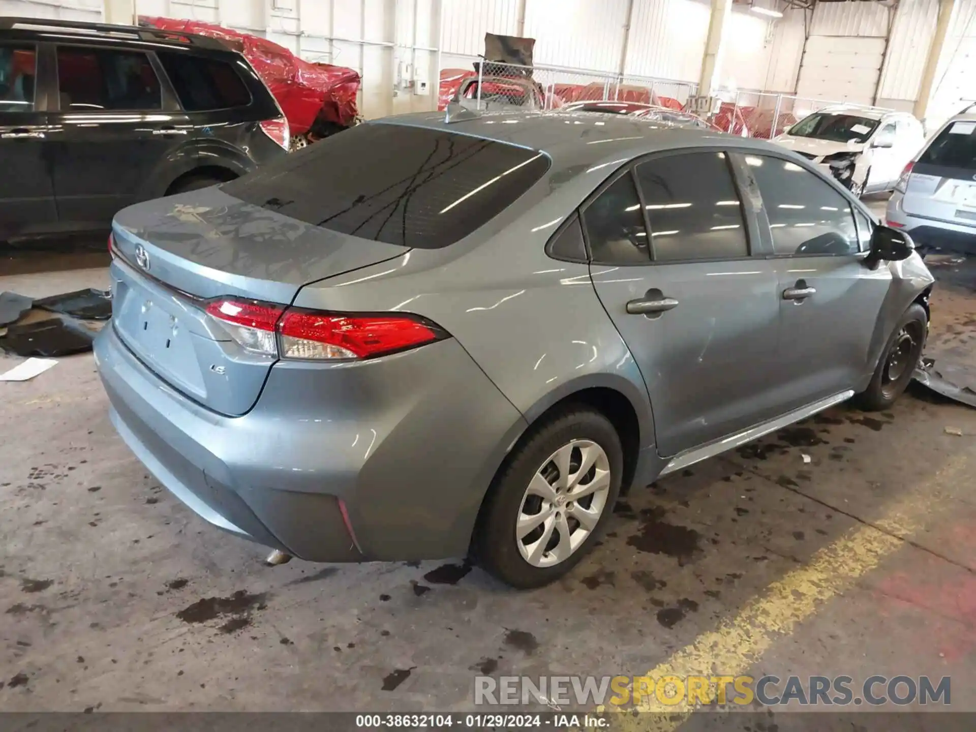 4 Photograph of a damaged car JTDEPRAE7LJ114270 TOYOTA COROLLA 2020