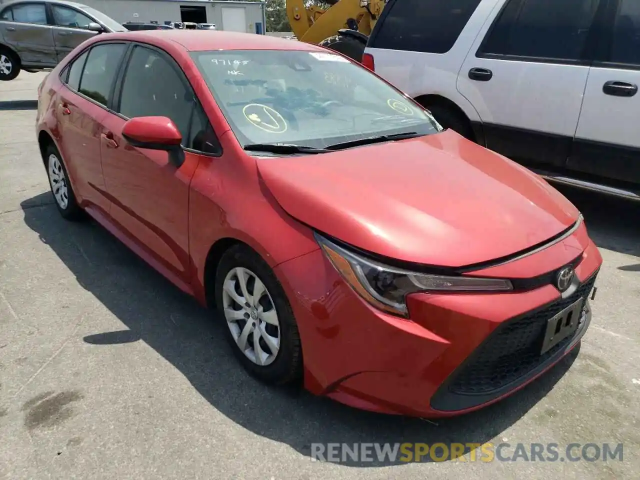 1 Photograph of a damaged car JTDEPRAE7LJ114527 TOYOTA COROLLA 2020