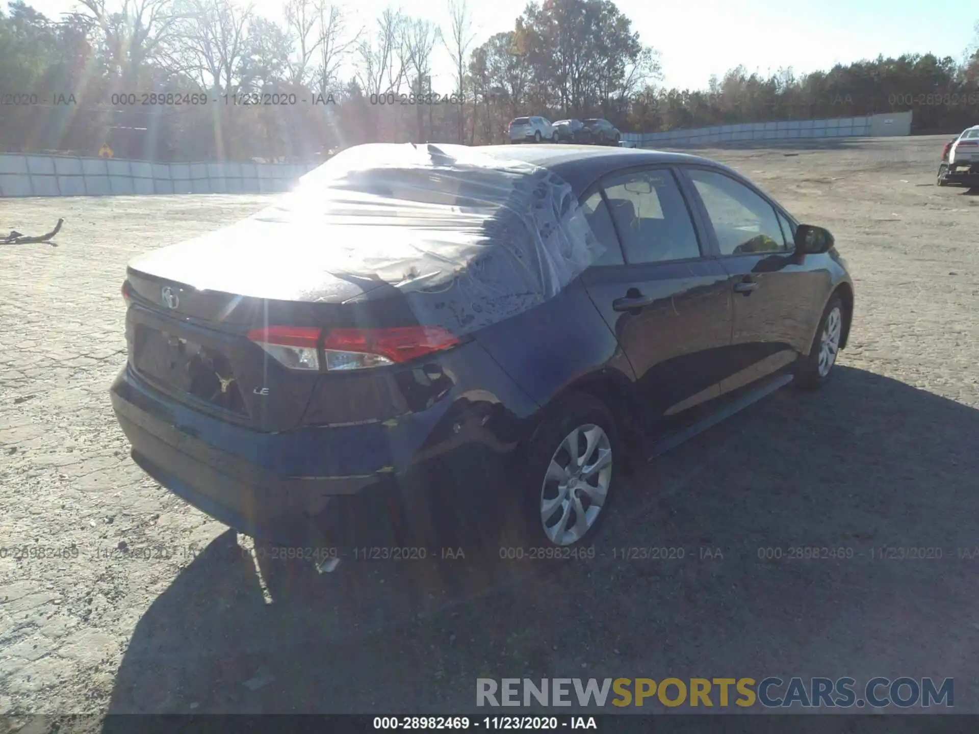 4 Photograph of a damaged car JTDEPRAE7LJ114639 TOYOTA COROLLA 2020