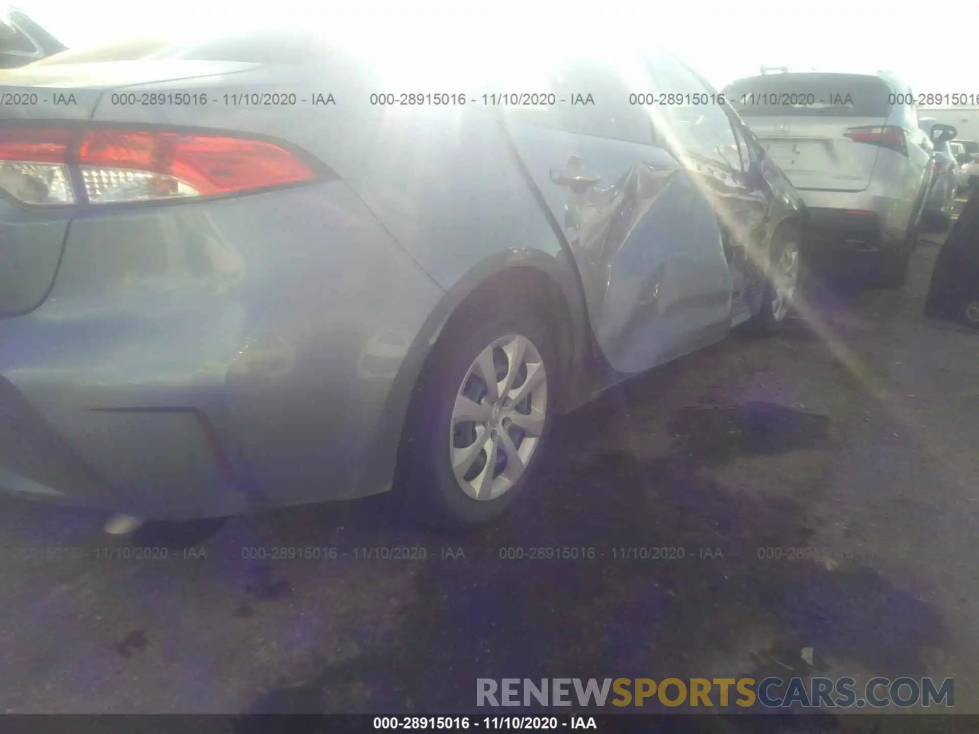 4 Photograph of a damaged car JTDEPRAE7LJ114771 TOYOTA COROLLA 2020