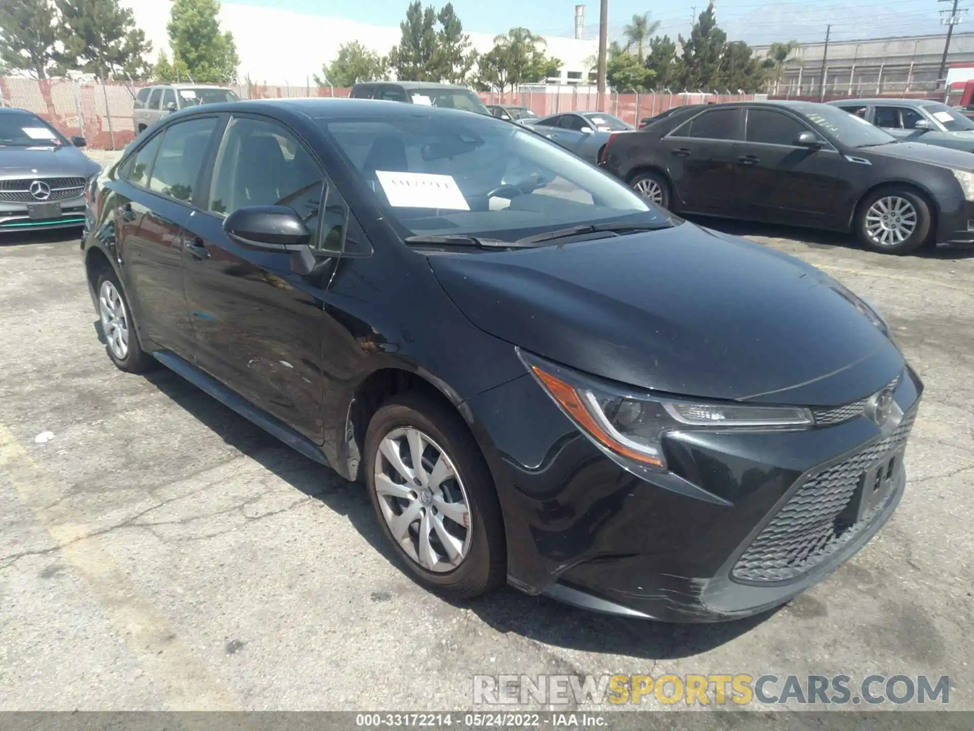 1 Photograph of a damaged car JTDEPRAE7LJ115192 TOYOTA COROLLA 2020