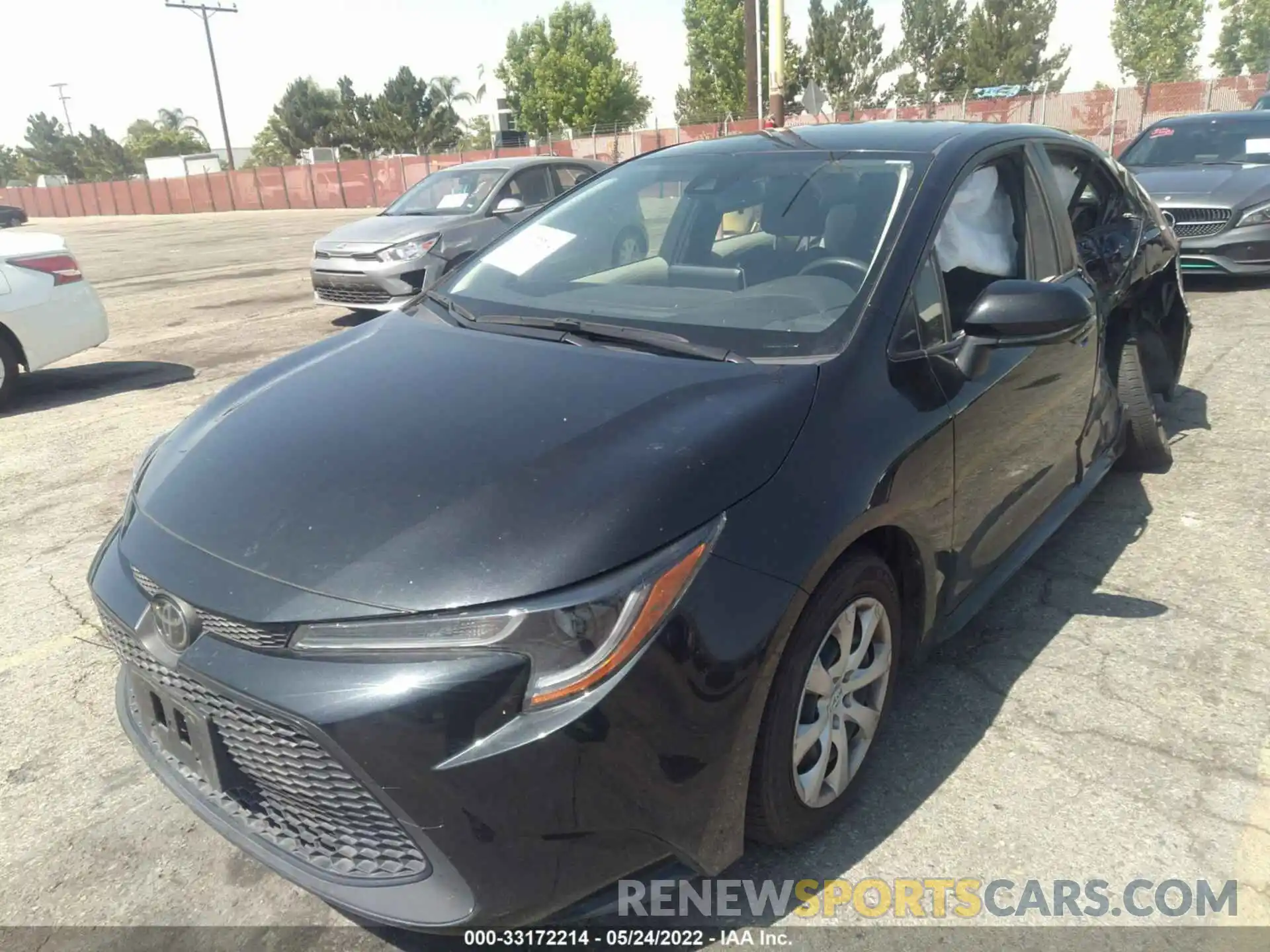 2 Photograph of a damaged car JTDEPRAE7LJ115192 TOYOTA COROLLA 2020