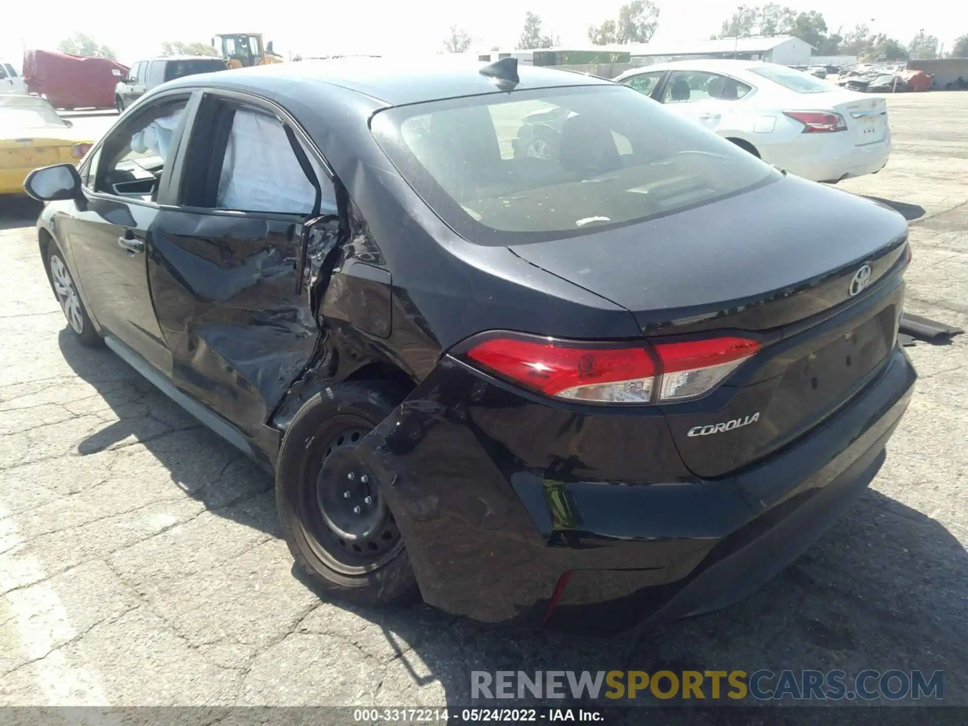 3 Photograph of a damaged car JTDEPRAE7LJ115192 TOYOTA COROLLA 2020