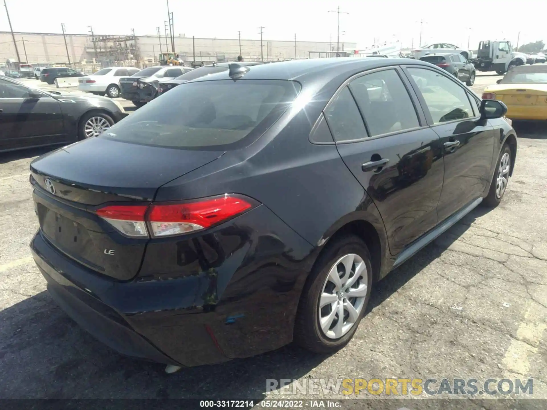 4 Photograph of a damaged car JTDEPRAE7LJ115192 TOYOTA COROLLA 2020