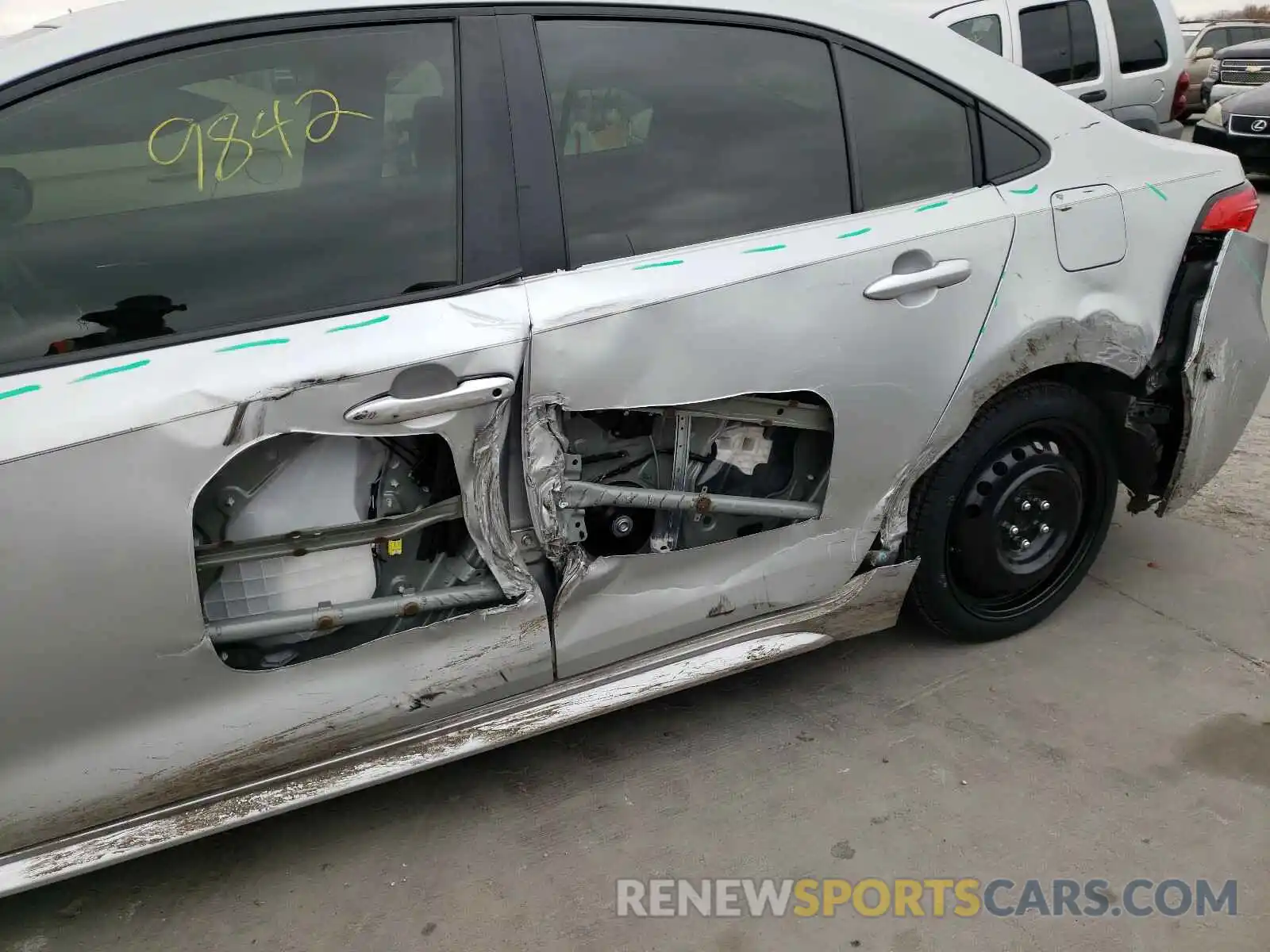 9 Фотография поврежденного автомобиля JTDEPRAE7LJ115581 TOYOTA COROLLA 2020