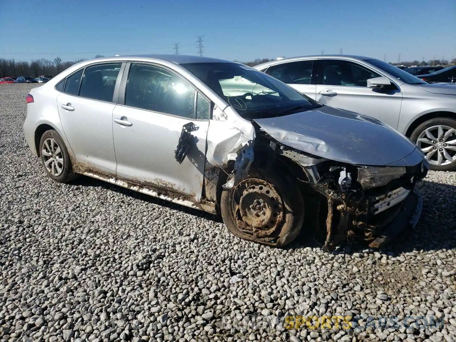 1 Фотография поврежденного автомобиля JTDEPRAE7LJ115869 TOYOTA COROLLA 2020
