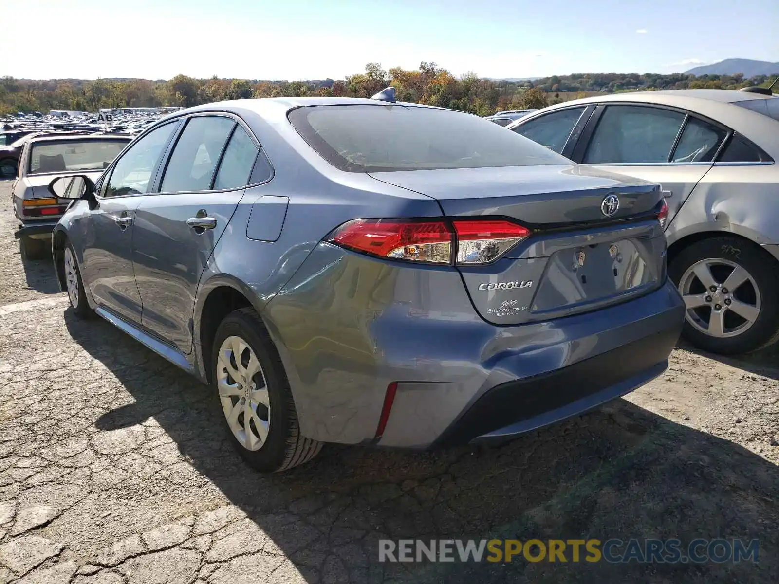 3 Photograph of a damaged car JTDEPRAE8LJ000147 TOYOTA COROLLA 2020