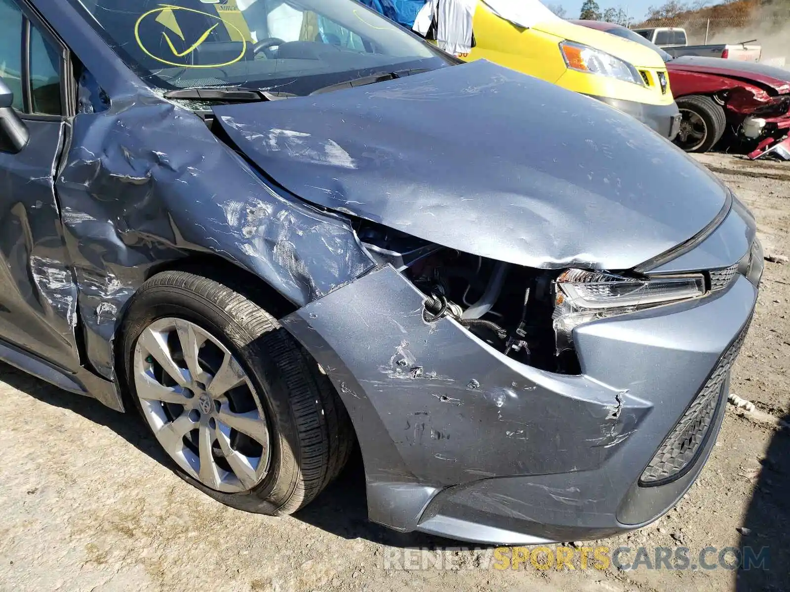 9 Photograph of a damaged car JTDEPRAE8LJ000147 TOYOTA COROLLA 2020