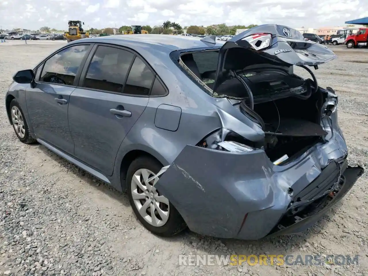 3 Photograph of a damaged car JTDEPRAE8LJ000228 TOYOTA COROLLA 2020