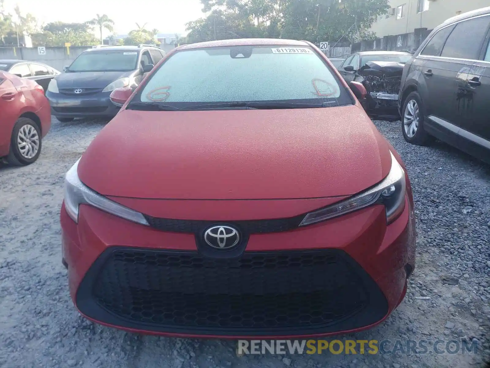 9 Photograph of a damaged car JTDEPRAE8LJ001086 TOYOTA COROLLA 2020