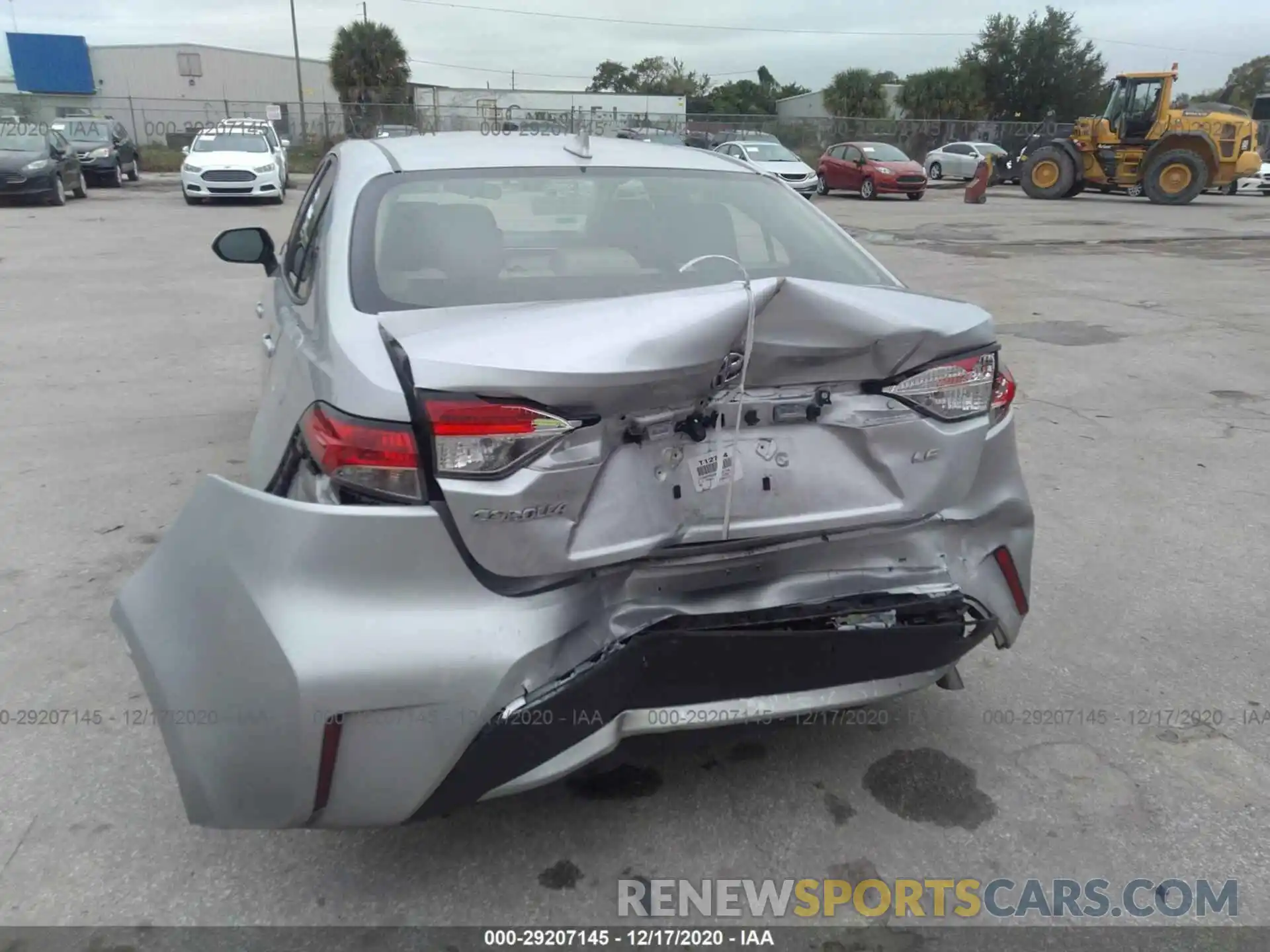 6 Photograph of a damaged car JTDEPRAE8LJ001105 TOYOTA COROLLA 2020