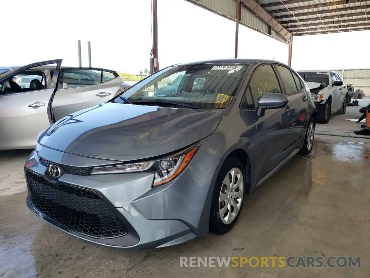 2 Photograph of a damaged car JTDEPRAE8LJ001122 TOYOTA COROLLA 2020