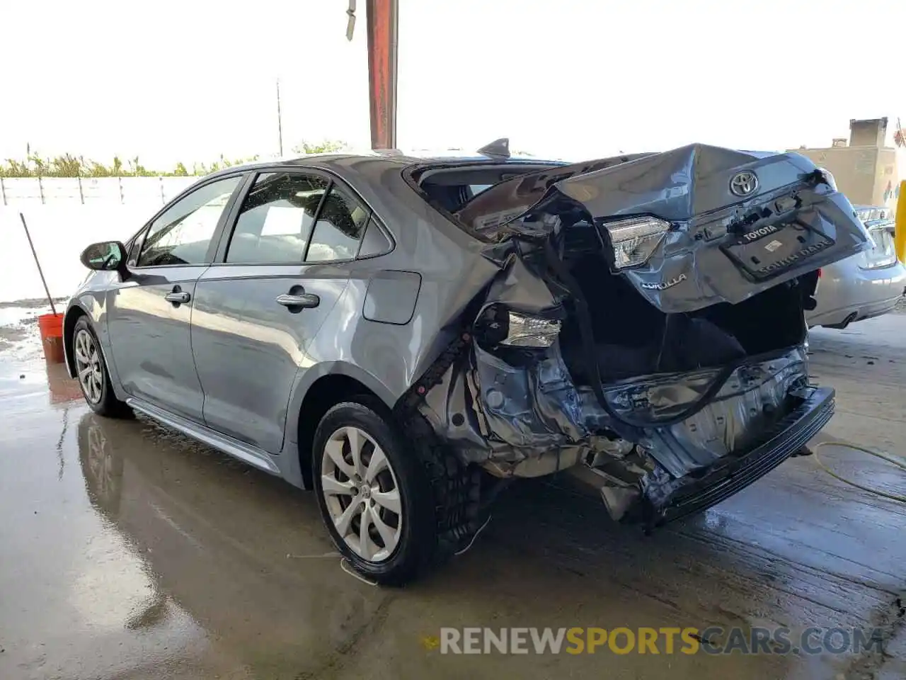 3 Photograph of a damaged car JTDEPRAE8LJ001122 TOYOTA COROLLA 2020