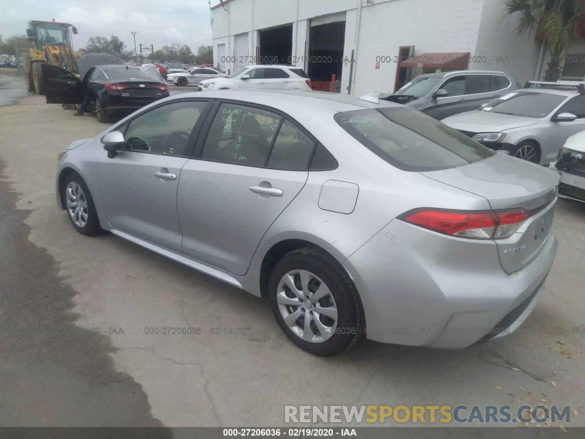 3 Photograph of a damaged car JTDEPRAE8LJ003310 TOYOTA COROLLA 2020