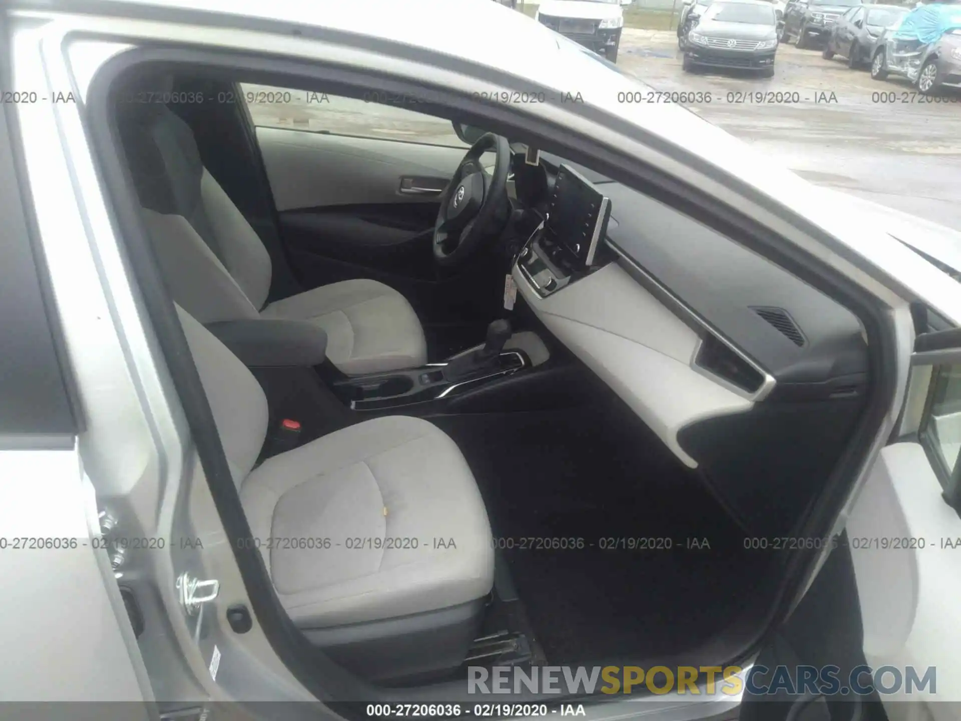 5 Photograph of a damaged car JTDEPRAE8LJ003310 TOYOTA COROLLA 2020