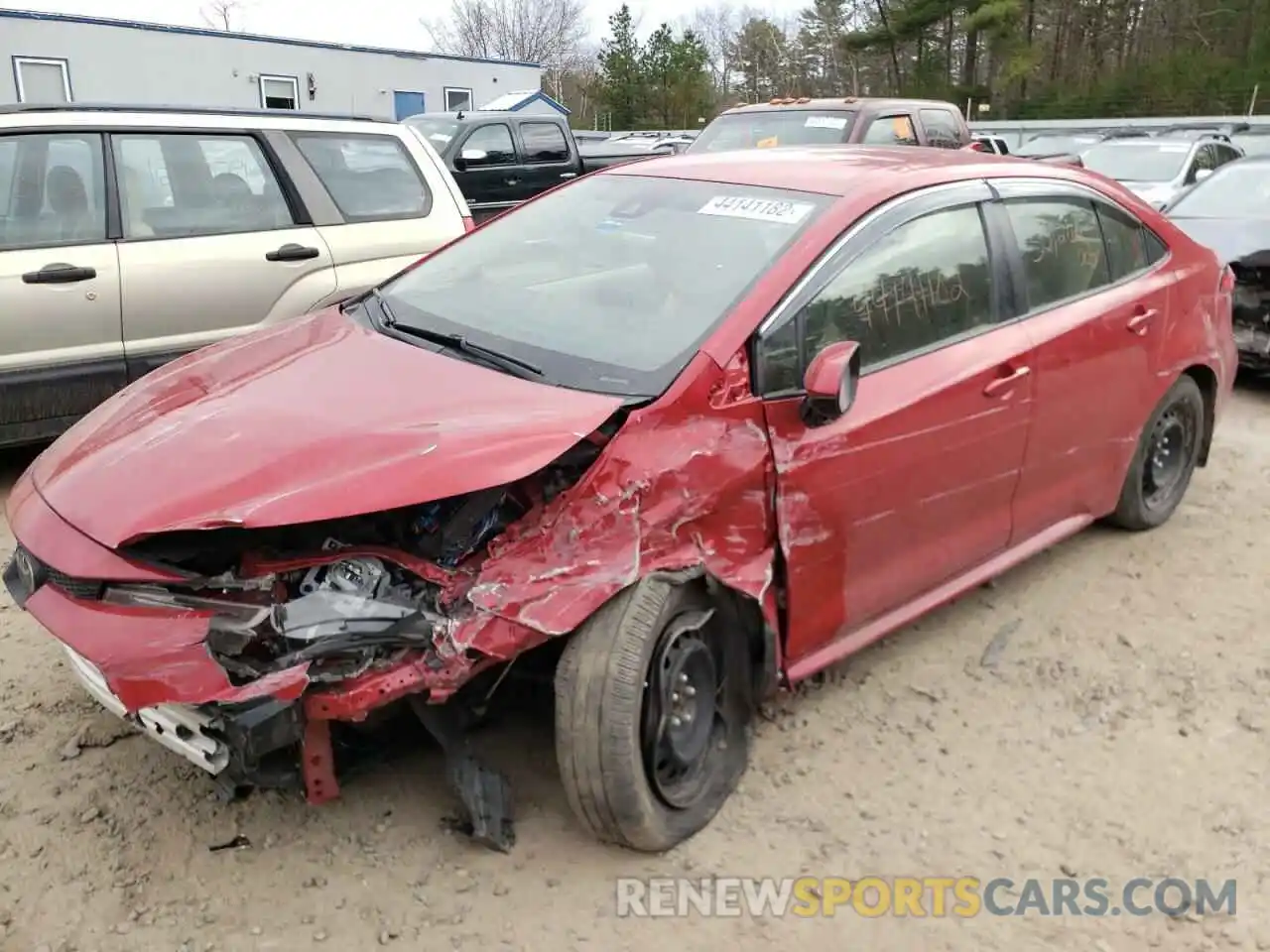 2 Photograph of a damaged car JTDEPRAE8LJ004201 TOYOTA COROLLA 2020