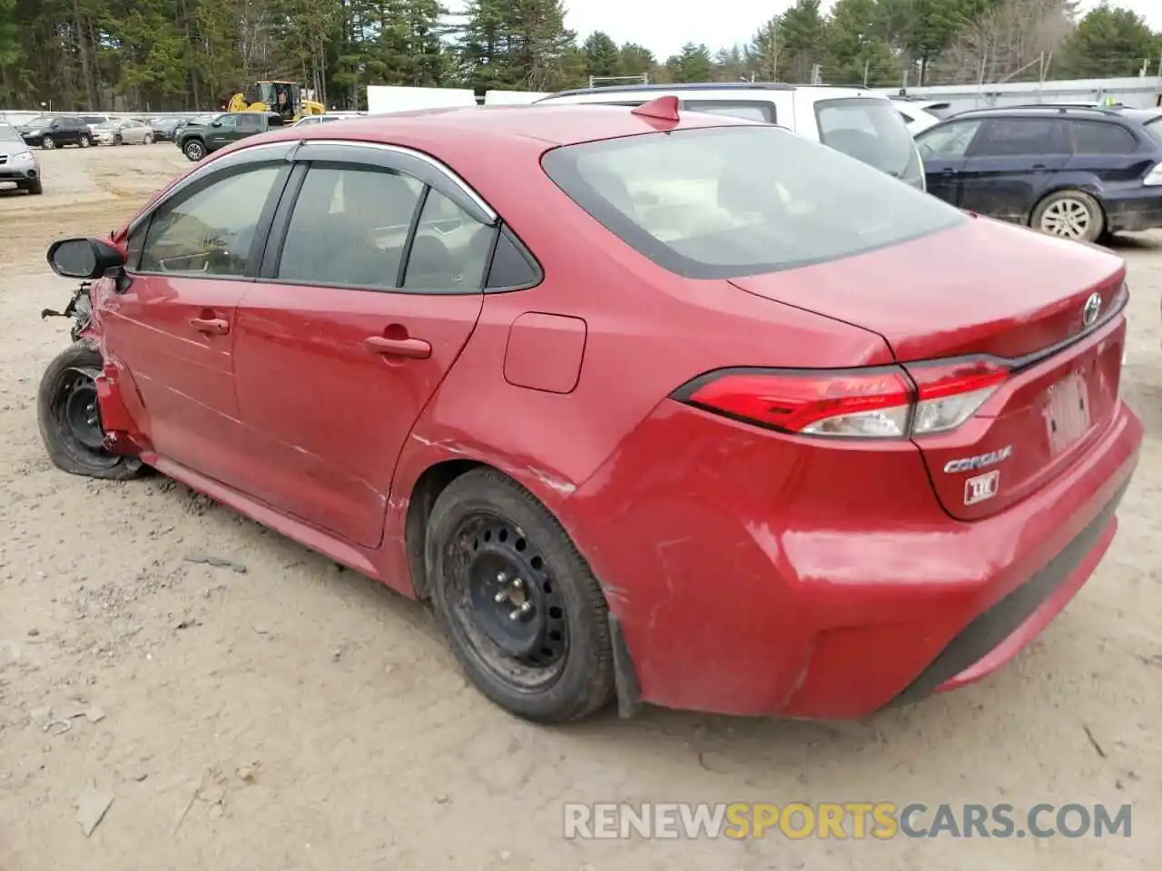 3 Photograph of a damaged car JTDEPRAE8LJ004201 TOYOTA COROLLA 2020