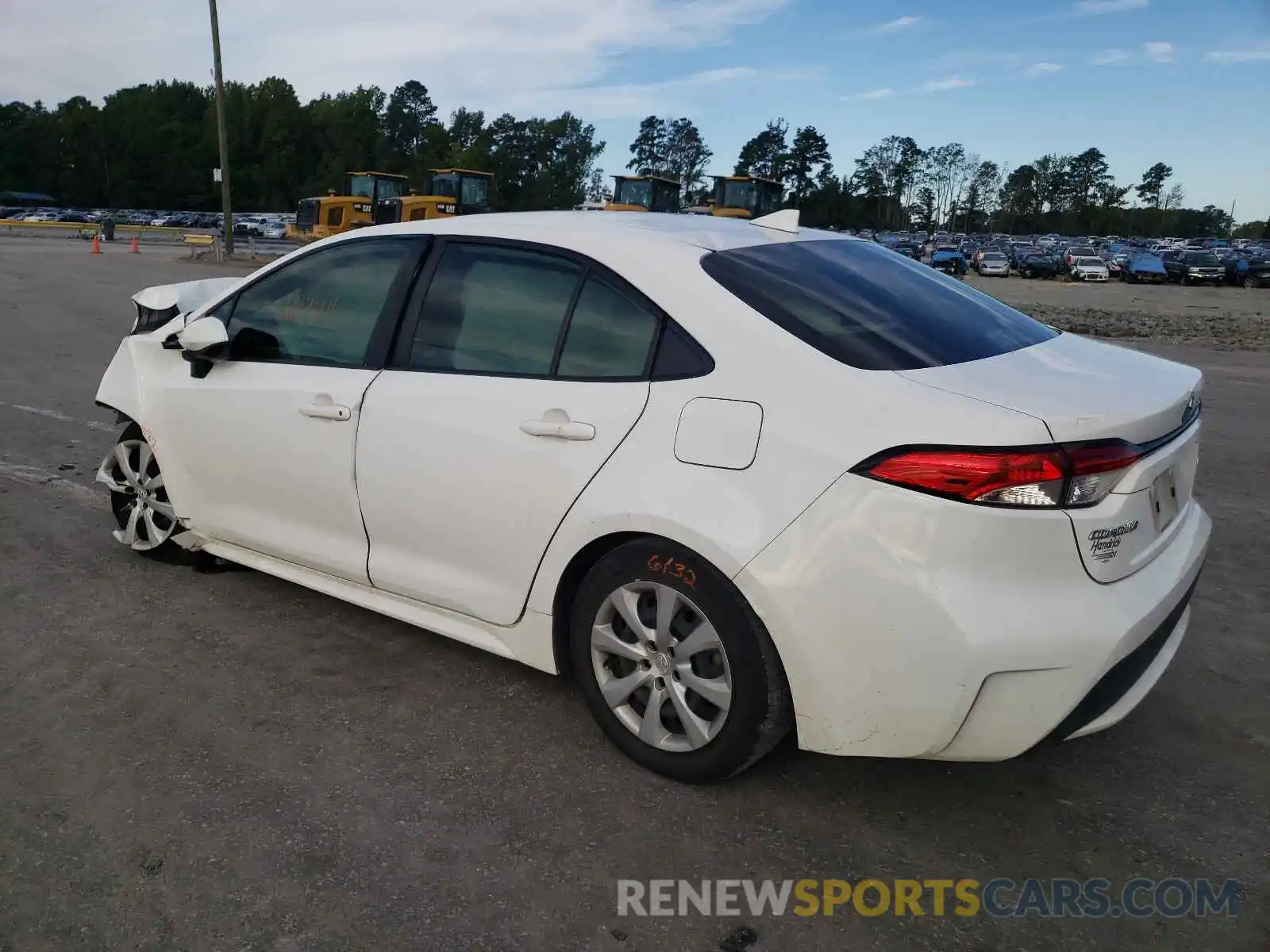 3 Photograph of a damaged car JTDEPRAE8LJ004358 TOYOTA COROLLA 2020