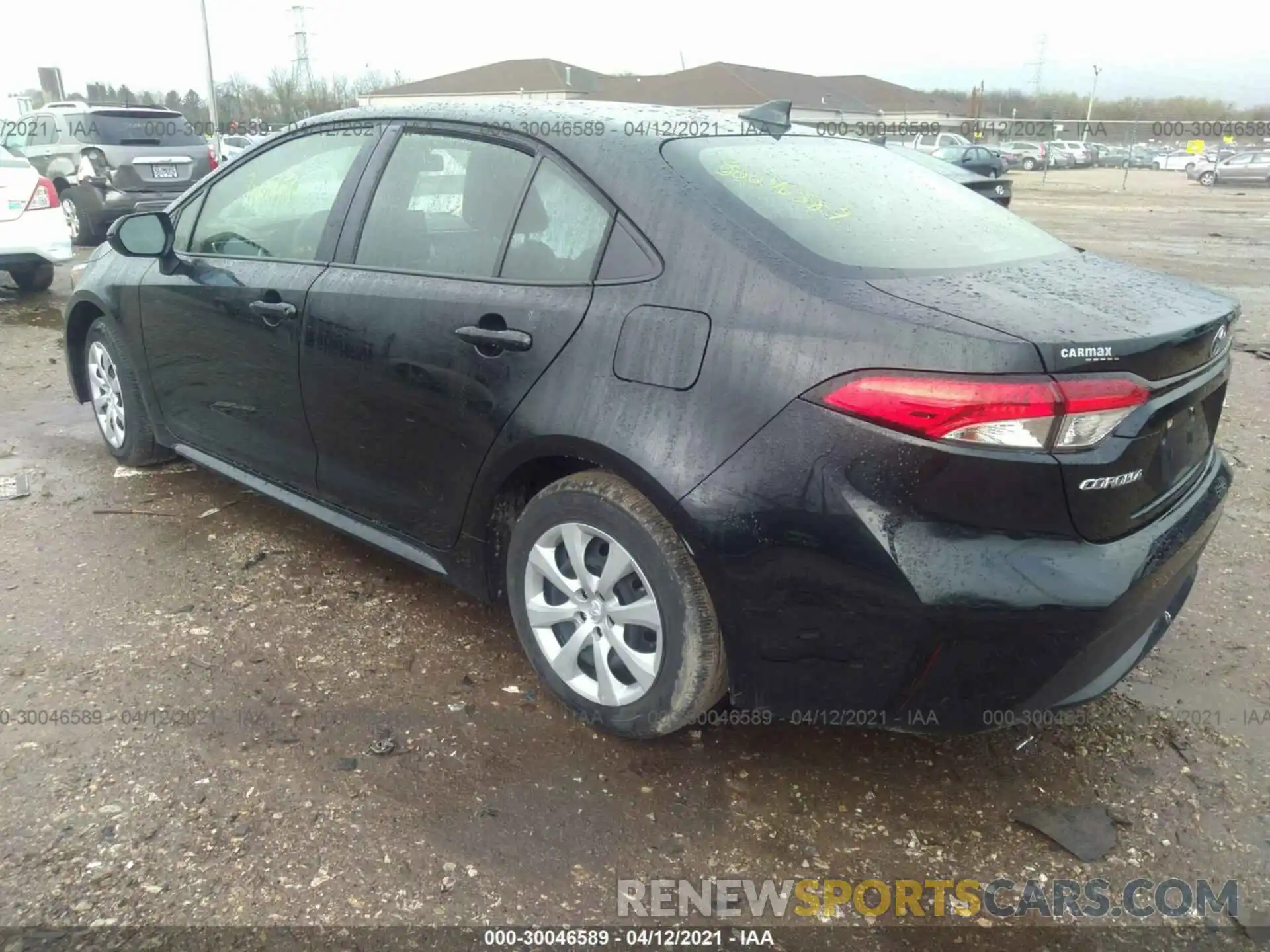 3 Photograph of a damaged car JTDEPRAE8LJ005381 TOYOTA COROLLA 2020