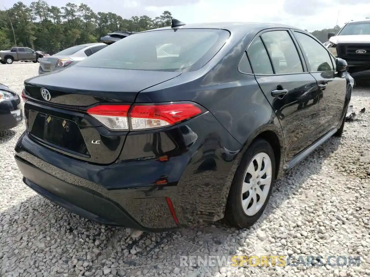 4 Photograph of a damaged car JTDEPRAE8LJ005607 TOYOTA COROLLA 2020