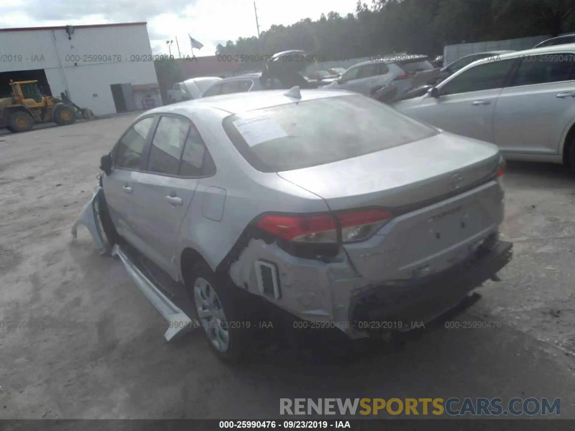 3 Photograph of a damaged car JTDEPRAE8LJ006918 TOYOTA COROLLA 2020