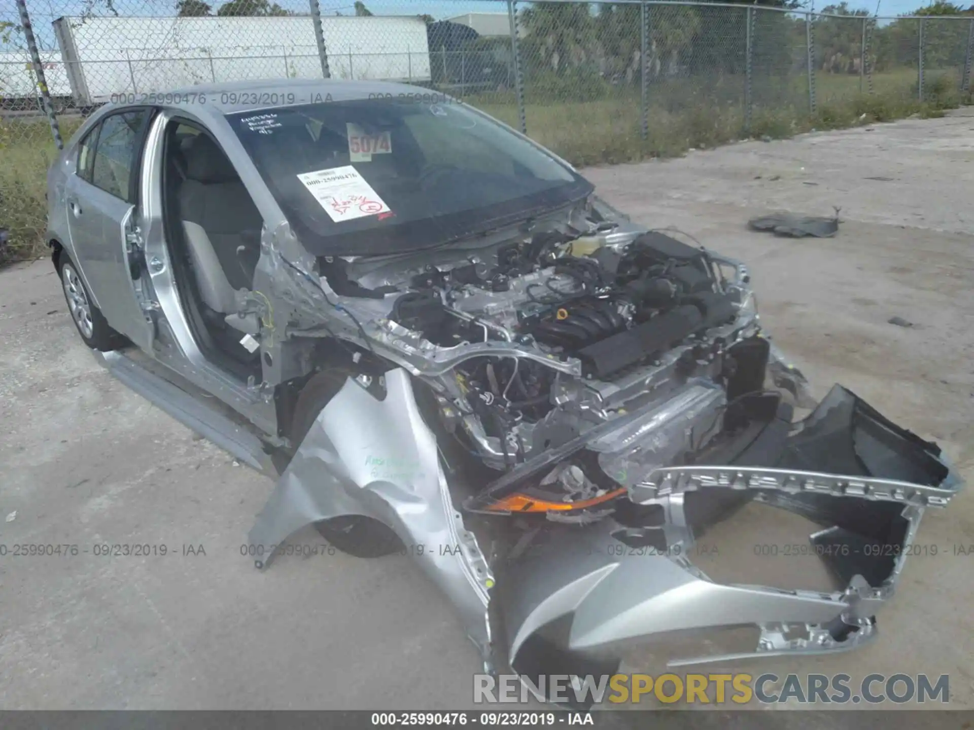 6 Photograph of a damaged car JTDEPRAE8LJ006918 TOYOTA COROLLA 2020