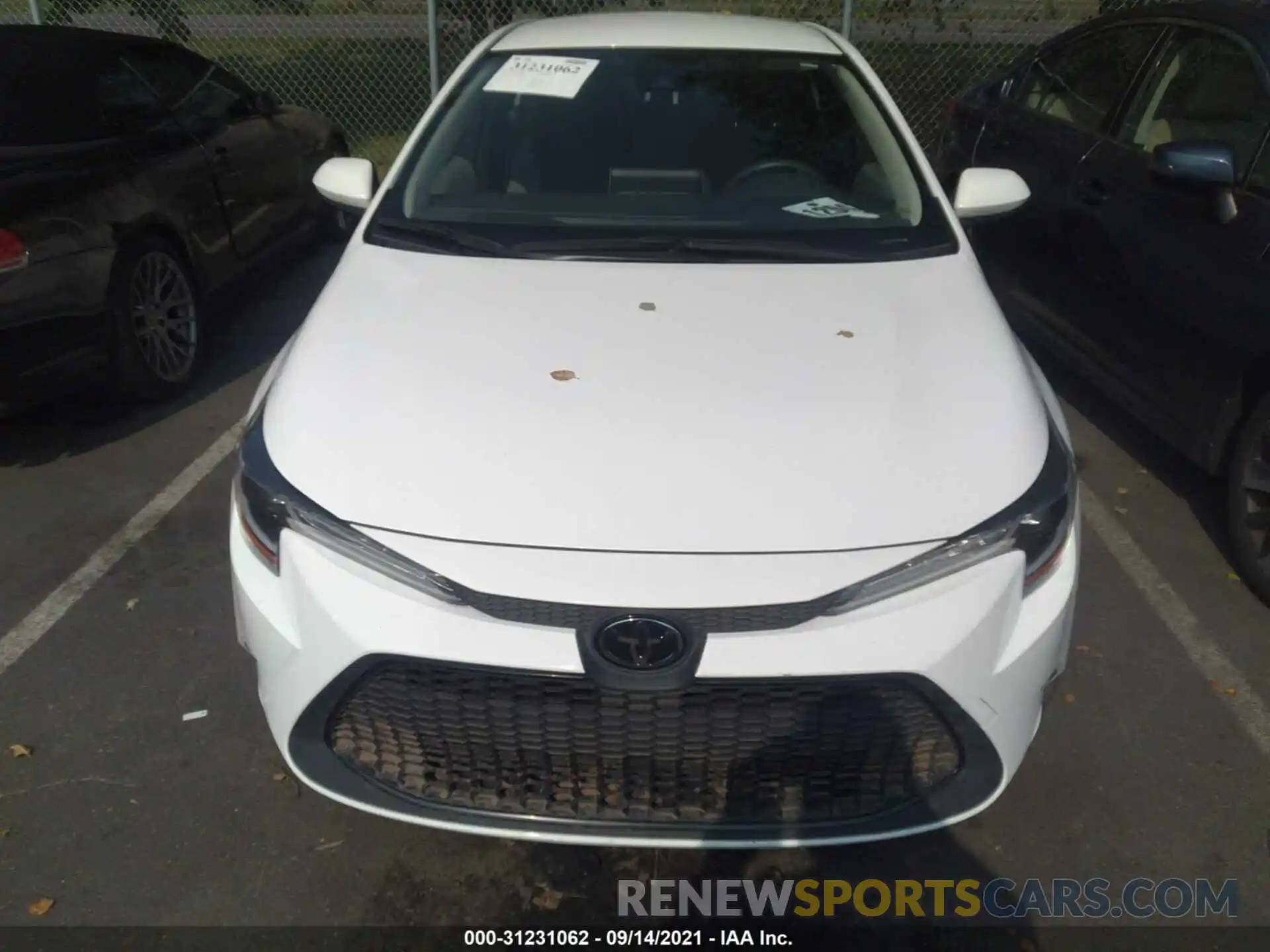 6 Photograph of a damaged car JTDEPRAE8LJ007423 TOYOTA COROLLA 2020