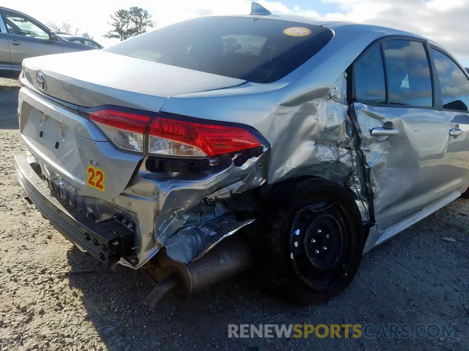 9 Photograph of a damaged car JTDEPRAE8LJ011164 TOYOTA COROLLA 2020