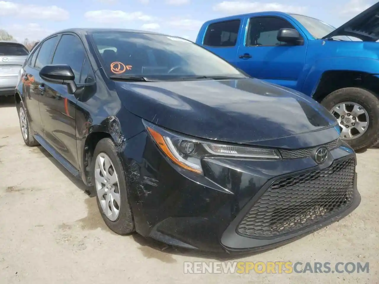 1 Photograph of a damaged car JTDEPRAE8LJ011410 TOYOTA COROLLA 2020