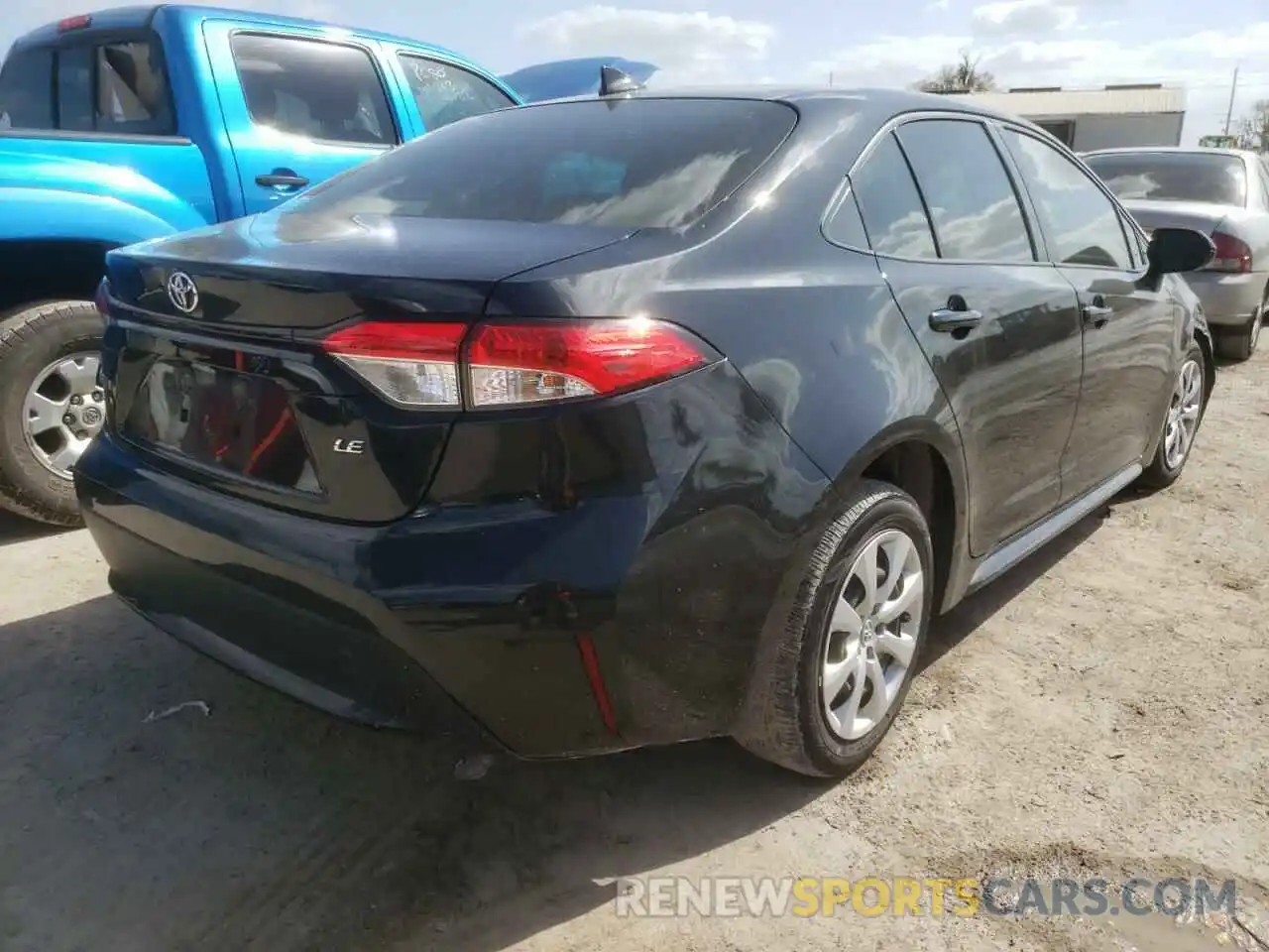 4 Photograph of a damaged car JTDEPRAE8LJ011410 TOYOTA COROLLA 2020