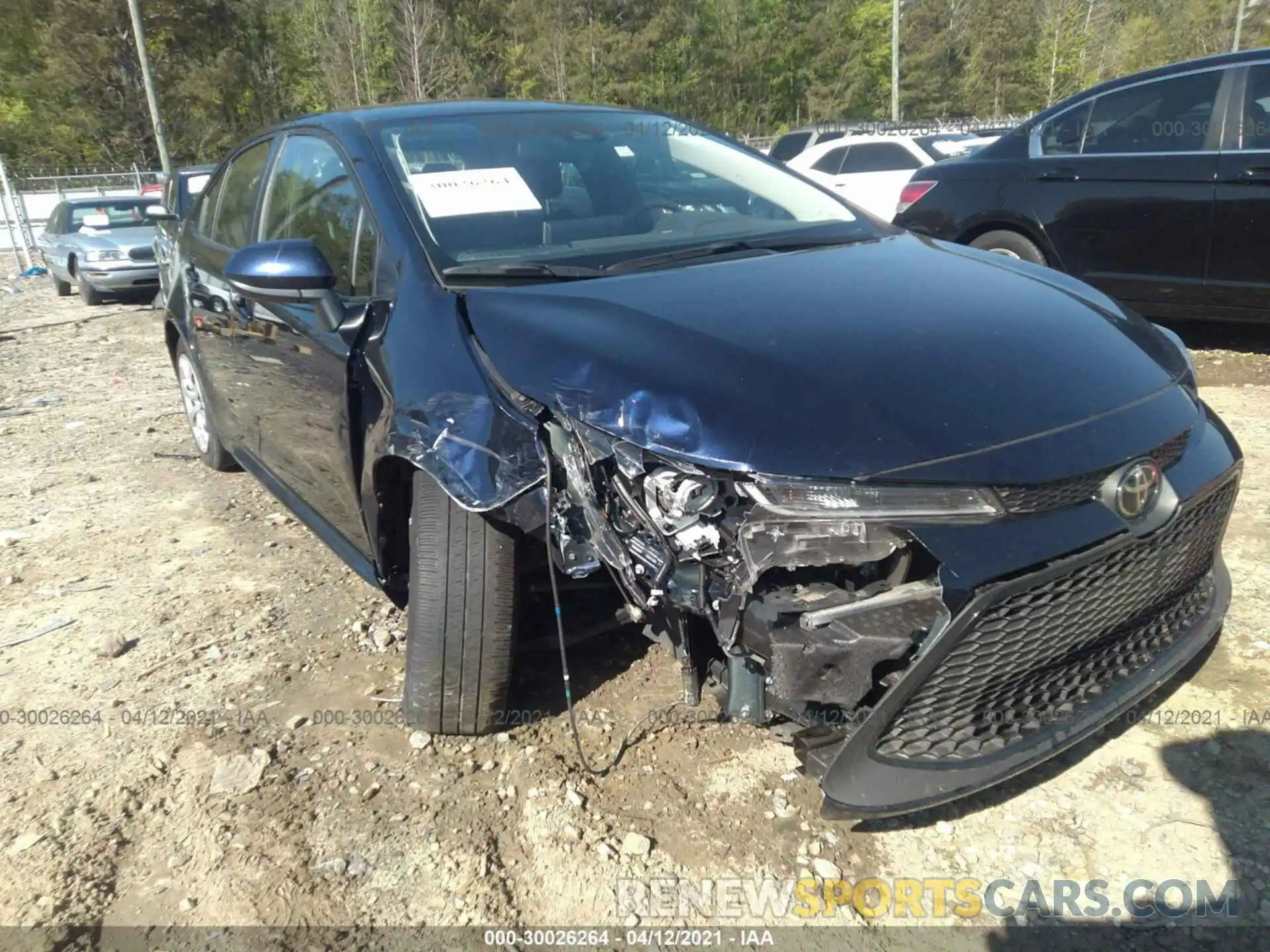 6 Photograph of a damaged car JTDEPRAE8LJ011522 TOYOTA COROLLA 2020