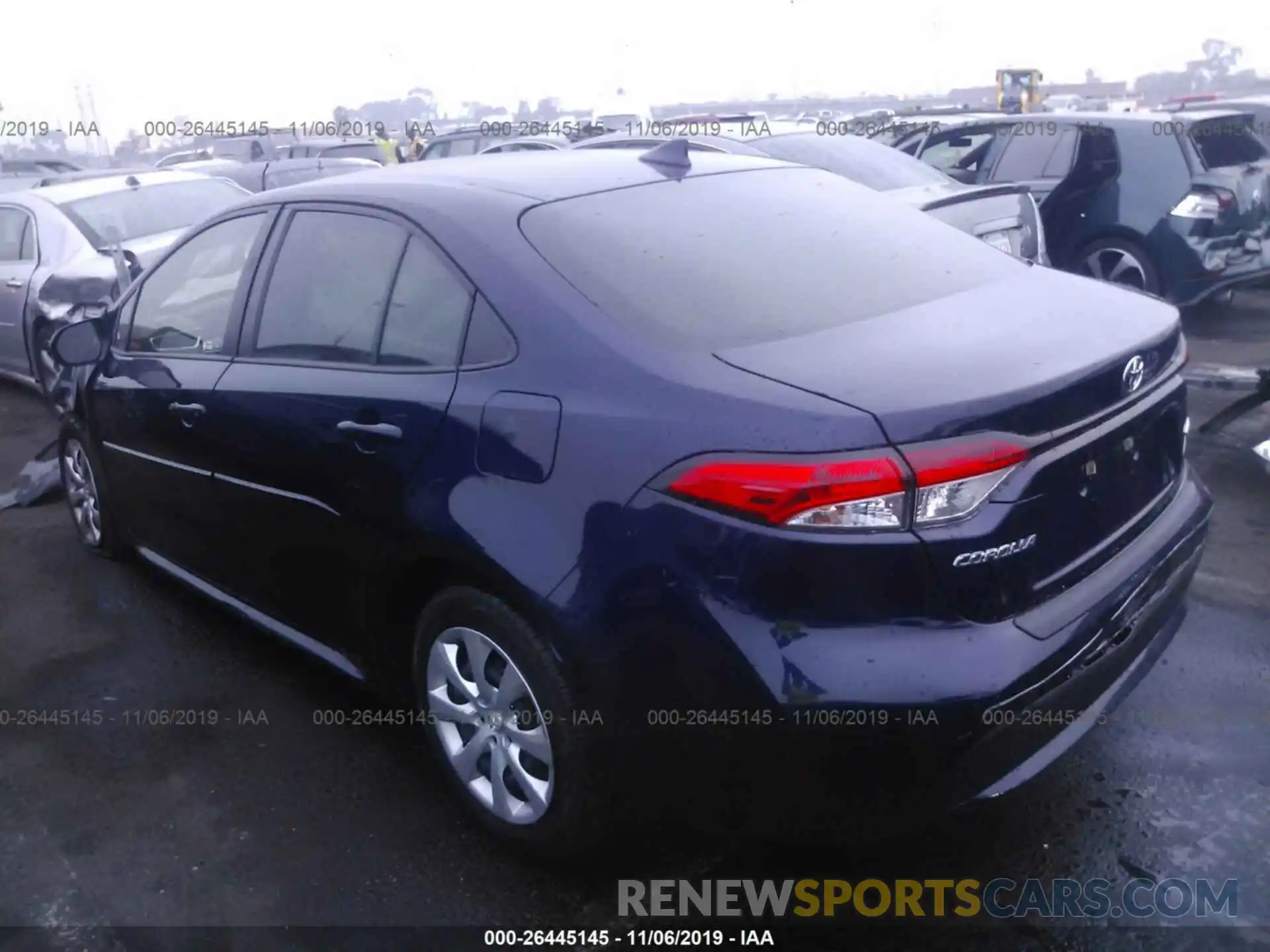 3 Photograph of a damaged car JTDEPRAE8LJ011617 TOYOTA COROLLA 2020