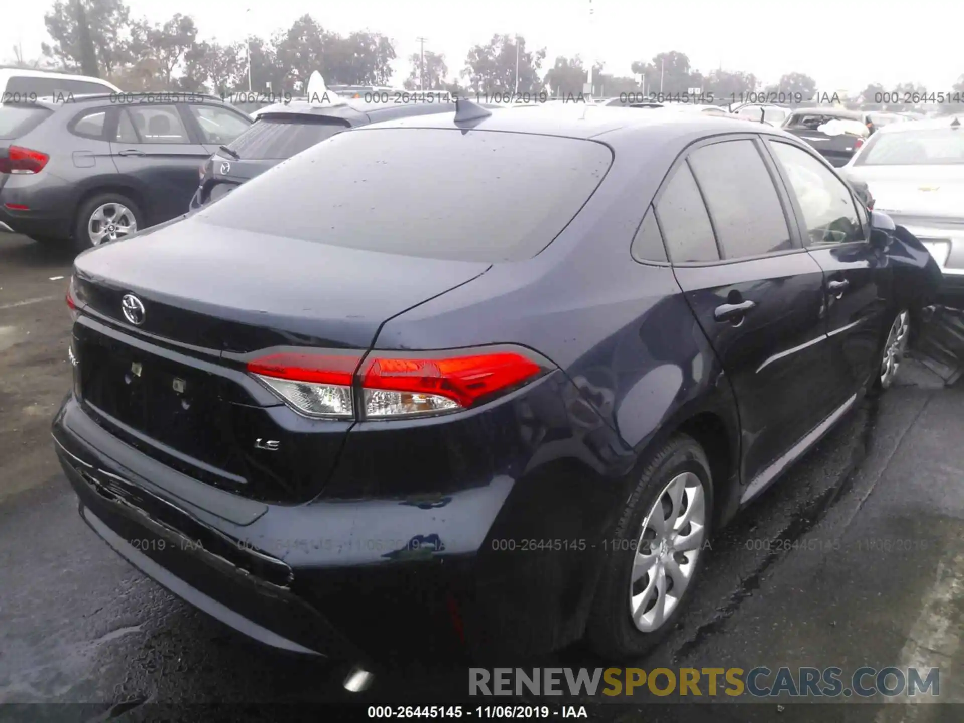 4 Photograph of a damaged car JTDEPRAE8LJ011617 TOYOTA COROLLA 2020