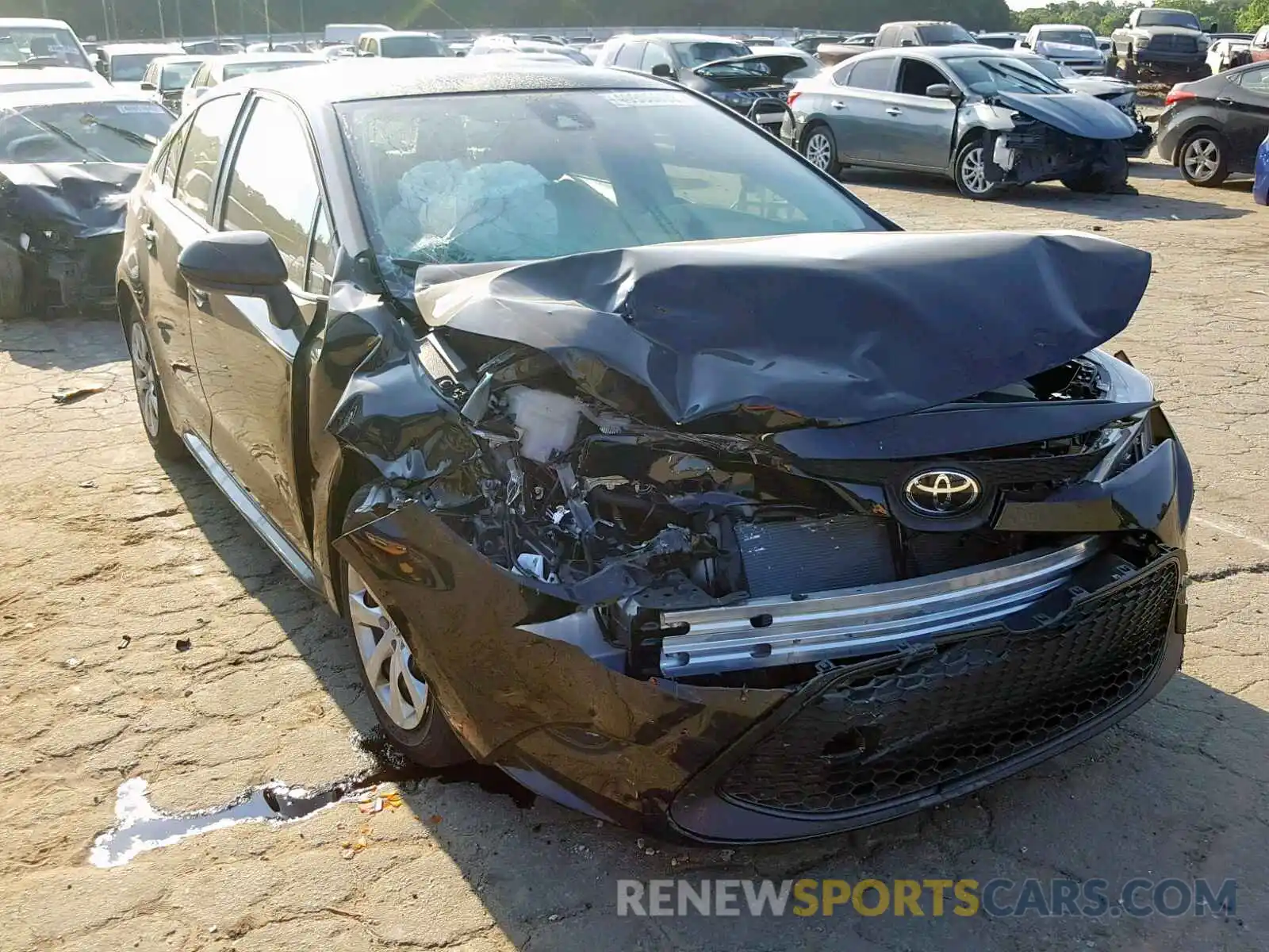 1 Photograph of a damaged car JTDEPRAE8LJ012461 TOYOTA COROLLA 2020