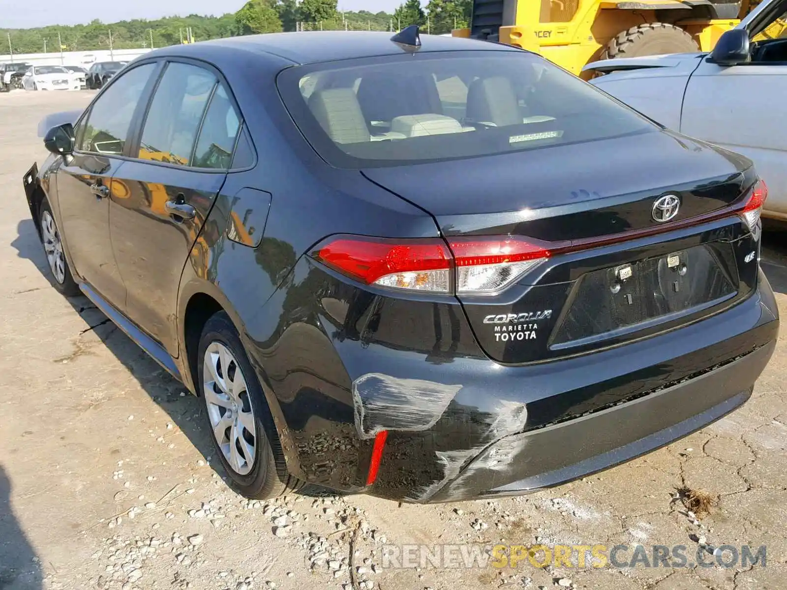 3 Photograph of a damaged car JTDEPRAE8LJ012461 TOYOTA COROLLA 2020