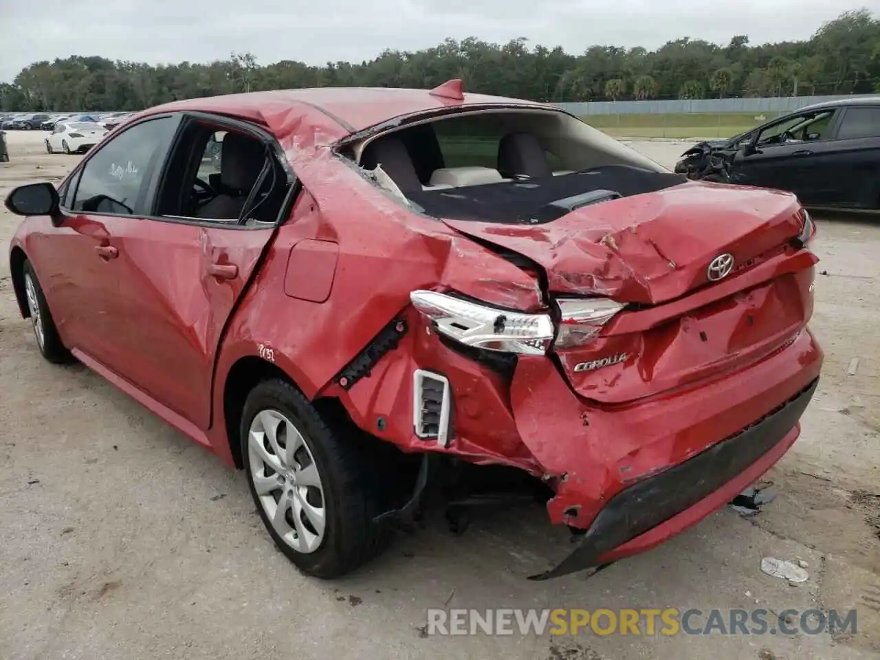 9 Photograph of a damaged car JTDEPRAE8LJ012640 TOYOTA COROLLA 2020